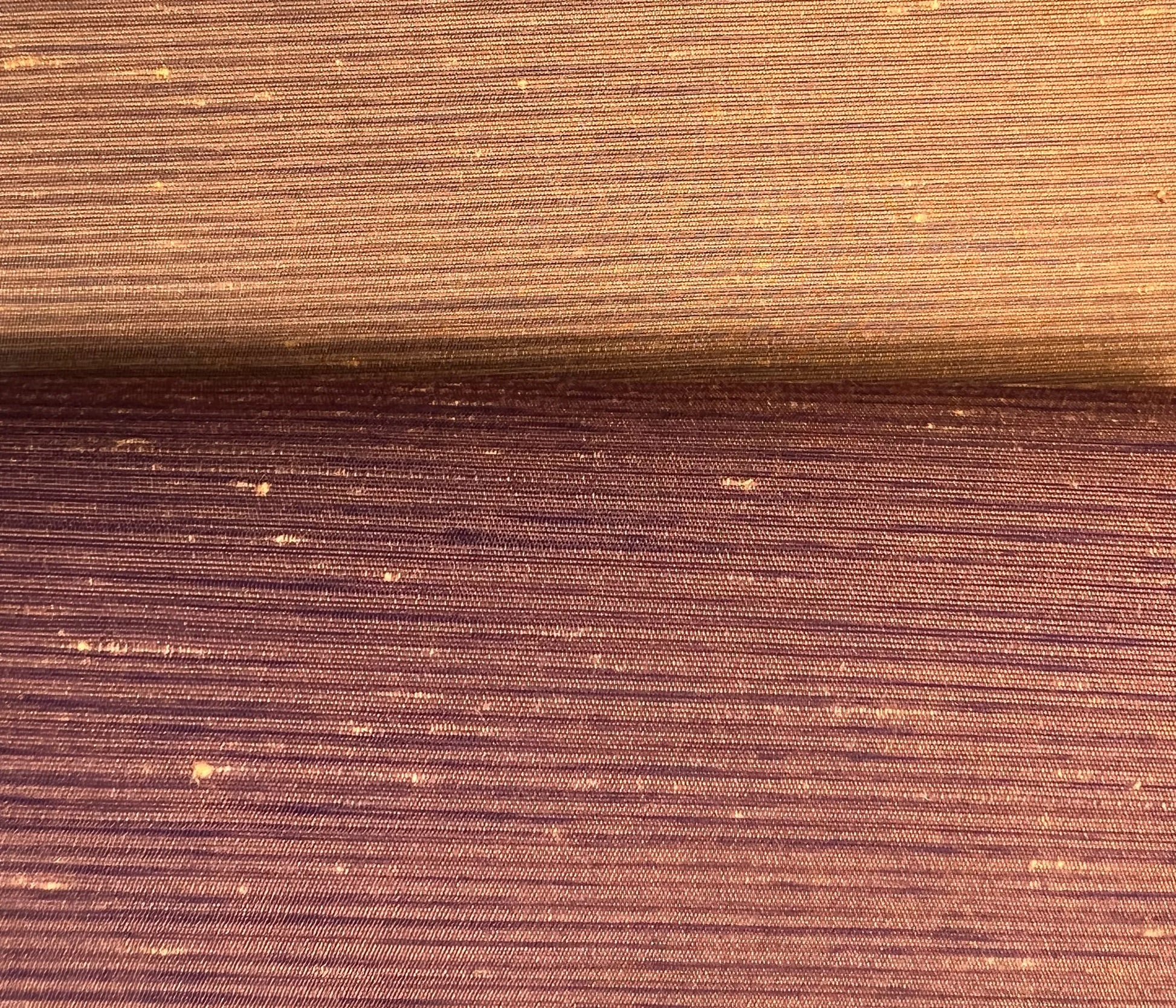 Close-up of curtain fabric woven with fireproof polyester yarn for added safety