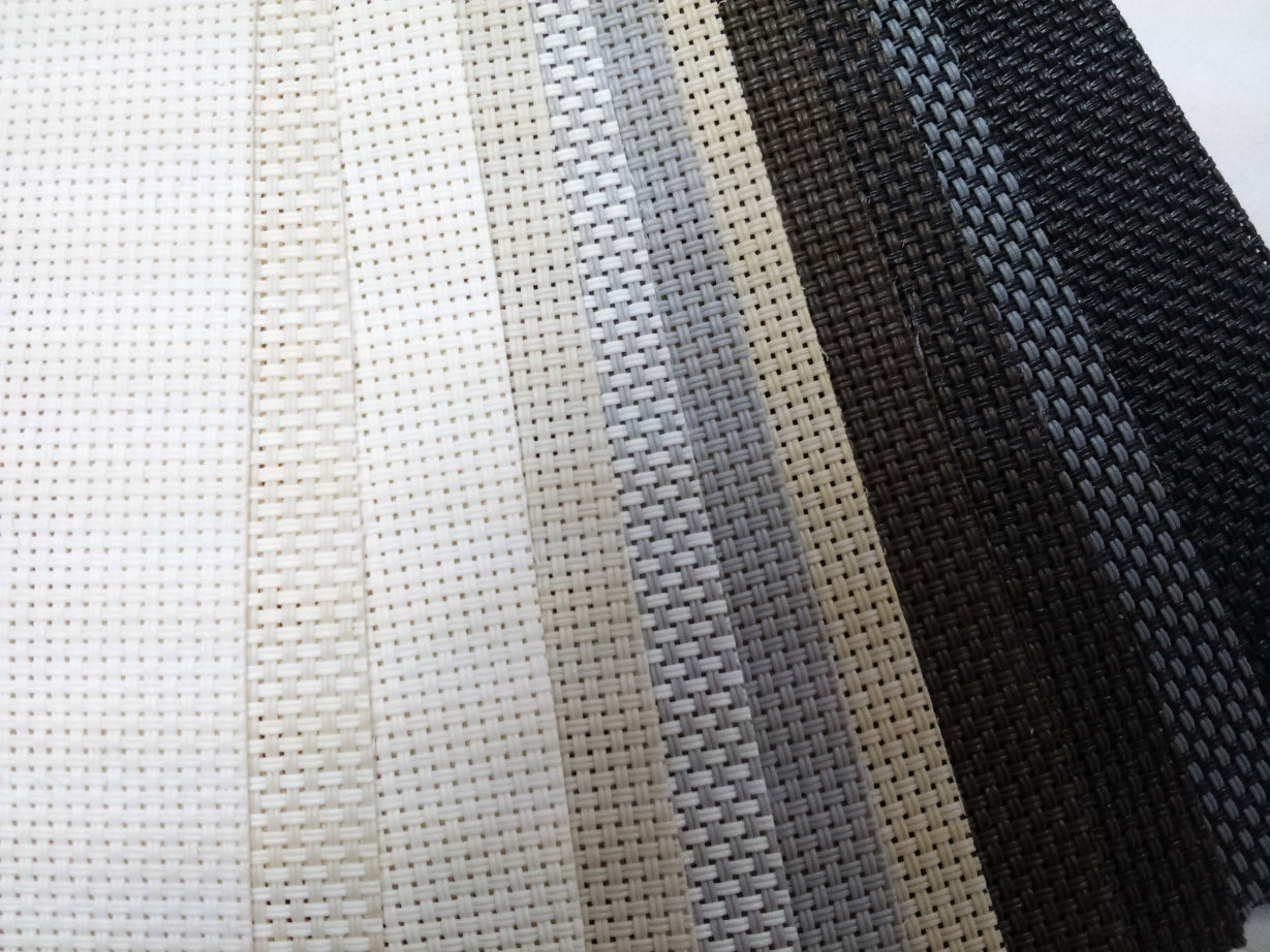 Tessuto SLING – Rete in poliestere rivestita in PVC per esterni | Stile Texline / Textilene Duty-Free | YUGOLD